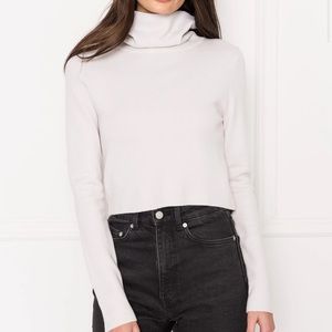 Lamarque Valenda Wool Crop Turtleneck